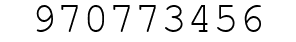 Number 970773456.