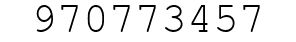 Number 970773457.