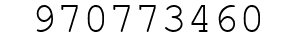 Number 970773460.