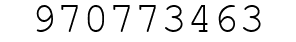Number 970773463.