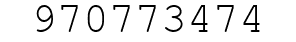 Number 970773474.