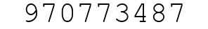 Number 970773487.