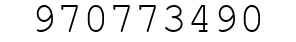 Number 970773490.
