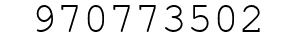 Number 970773502.