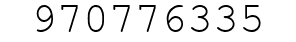 Number 970776335.