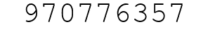 Number 970776357.
