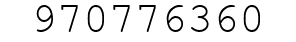 Number 970776360.