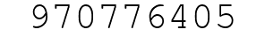 Number 970776405.