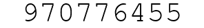 Number 970776455.