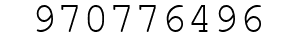 Number 970776496.