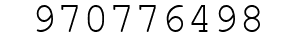 Number 970776498.
