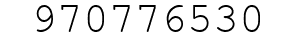 Number 970776530.