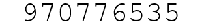 Number 970776535.