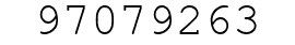 Number 97079263.