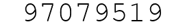 Number 97079519.