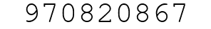 Number 970820867.