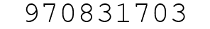 Number 970831703.