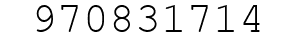 Number 970831714.