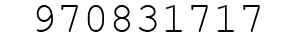 Number 970831717.