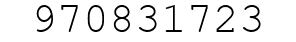 Number 970831723.