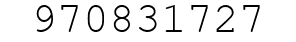 Number 970831727.