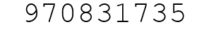 Number 970831735.
