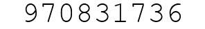 Number 970831736.