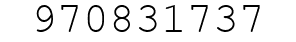 Number 970831737.