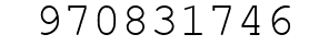 Number 970831746.