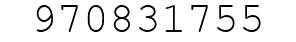 Number 970831755.