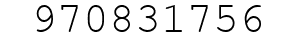 Number 970831756.