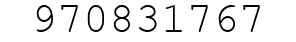 Number 970831767.