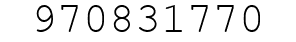 Number 970831770.