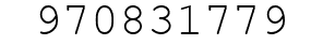 Number 970831779.