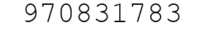 Number 970831783.