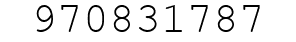 Number 970831787.