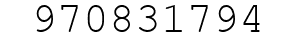 Number 970831794.