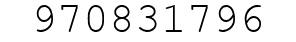 Number 970831796.