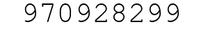 Number 970928299.