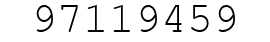 Number 97119459.