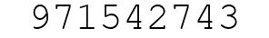 Number 971542743.