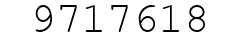Number 9717618.