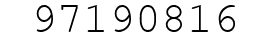Number 97190816.