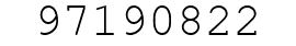 Number 97190822.