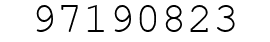 Number 97190823.
