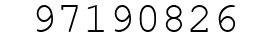 Number 97190826.