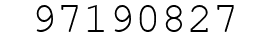 Number 97190827.