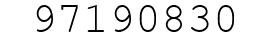 Number 97190830.