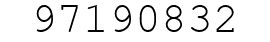 Number 97190832.