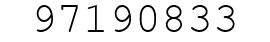 Number 97190833.